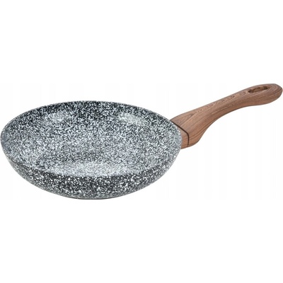 Kinghoff Tradiční pánev Granit Wood 24 cm s granitovým povrchem