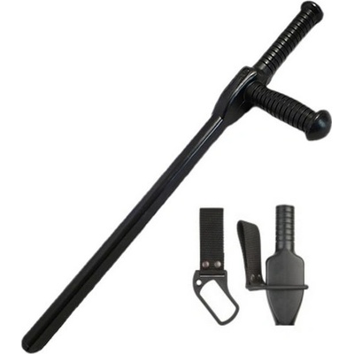 ESP Tonfa policajná hranatá AFG so závesom ČIERNA