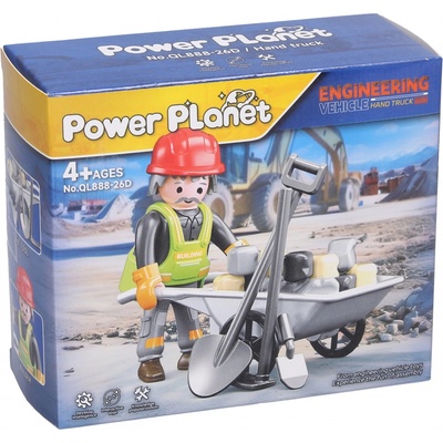 Wiky dělník s kolečkem stavebnice 8,5 cm