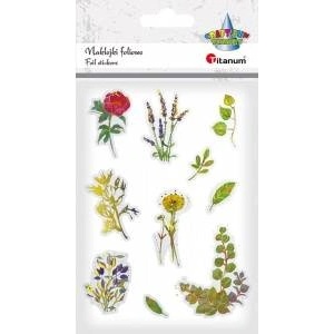 TITANUM Foil stickers flowers 10pcs