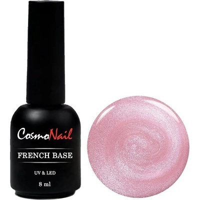 CosmoNail French base LL Glitter 015, 8 ml