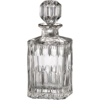 Bohemia Crystal ručne brúsená karafa na whisky Daisy Line Gold 0,8 l