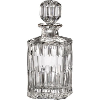 Bohemia Crystal ručne brúsená karafa na whisky Daisy Line Gold 0,8 l