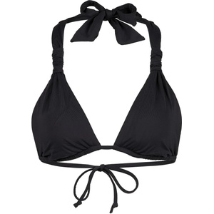 Seafolly Дамско бикини горнище Seafolly Seafolly Collective Multi Fit Longline Tri Bikini top - Black - размер 32 (EU) (150-6655-0111)