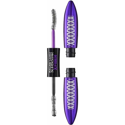 L'Oréal Paris False Lash Superstar X Fiber Dvoufázová řasenka Black 7 ml