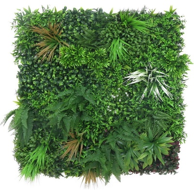 Umelá živá zelená stena VEGETÁCIA TOP, 100 x 100cm
