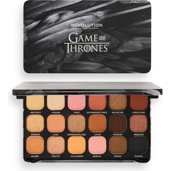 Revolution Beauty Revolution X Game of Thrones 3 Eyed Raven Forever Flawless Shadow Palette Сенки палитра 19, 8gr