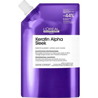 L'Oréal Professionnel Keratin Alpha Sleek vyhlazující šampon 1000 ml