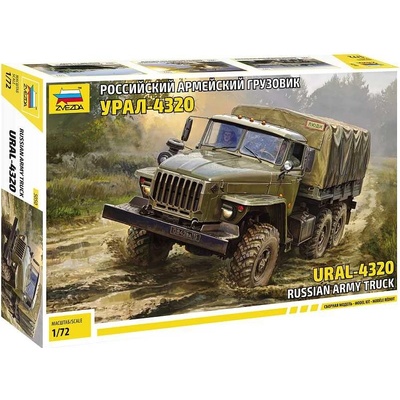 ZVEZDA Model kit military 5050 URAL-4320 Truck 1:72
