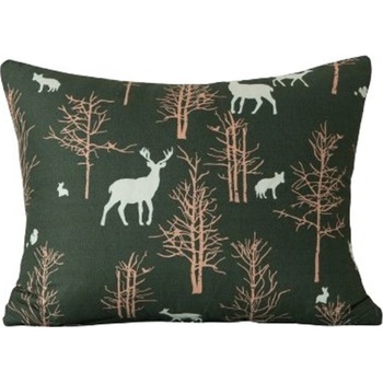 Textilomanie z mikrovlákna OAK DEER tmavo zelený 40 x 50 cm