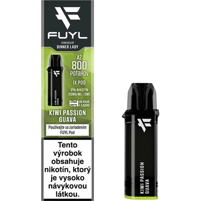 Dinner Lady Fuyl Pod Kiwi Passion Guava 15 mg