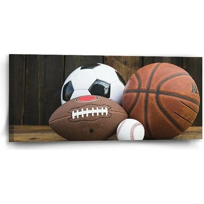 Sablio Obraz Sportovní míče - 110x50 cm
