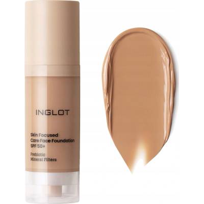 Inglot Skin Focused Care Face Foundation SPF50 krycí make-up SPF50 Tan Rose 30 ml