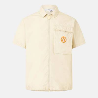 Arctic army Men's Urban Style Overshirt - Wash Chalk