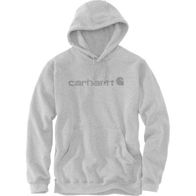 Carhartt WIP Мъжки суичър Carhartt Signature Logo Sweatshirt Hoodie - Heather Gray / Gray - размер M (017-2834-1012)