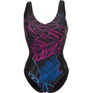 arena Дамски бански костюм Arena Women's Swimsuit Mia Wing Back Swimsuit - Black Multi / Black - размер 38 (EU) (150-5865-0112)