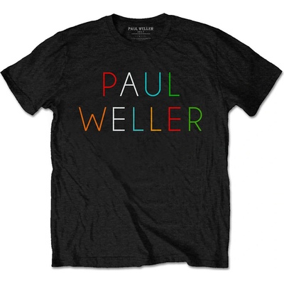 Paul Weller tričko Multicolour Logo čierne