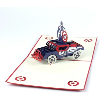 3D prianie Kapitán Amerika