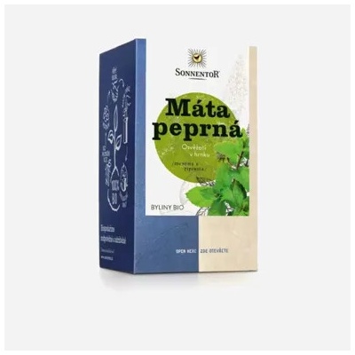 Sonnentor Máta peprná bio porc.dvoukomorový 6 x 18 g