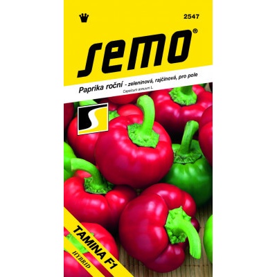 Semo Paprika zeleninová sladká F1 - Tamina F1 poľa, rajčiaková paprika 15s