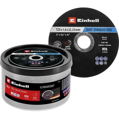 Einhell 711528 711528 sada řezných kotoučů 125 mm 50 ks kov, nerezová ocel, ocel, list