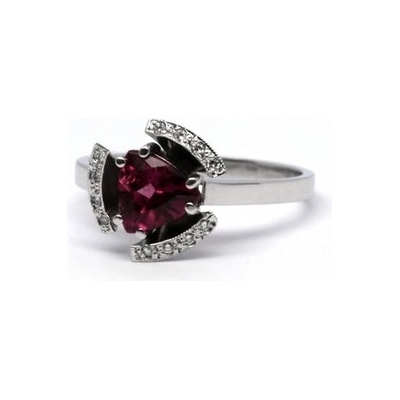 Diamantový prsten s turmalínem Brazílie J-18087-12