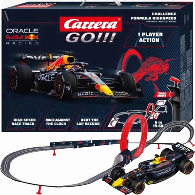 Carrera Autodráha GO Challenger 68002 F1 GCGC1002