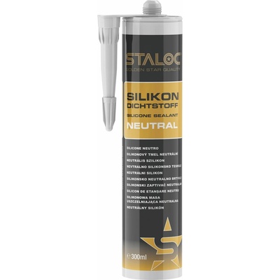STALOC neutrální silikon 300ml bílý
