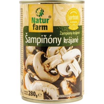 Naturfarm Žampiony krájené 280g – Sleviste.cz