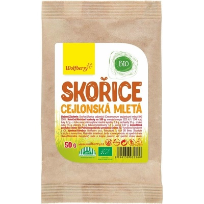 Wolfberry Skořice Cejlonská BIO 50 g