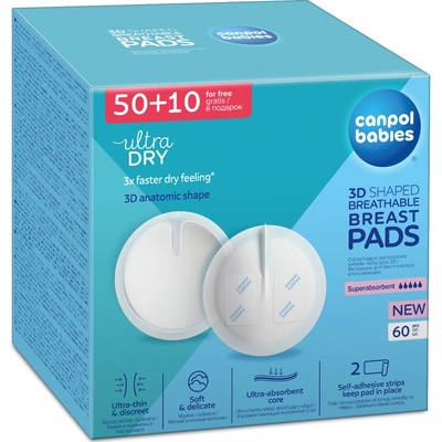 Canpol babies Vložky do podprsenky Standard 60 ks