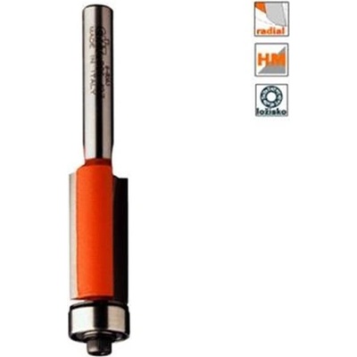 CMT Orange Tools C90663011 - Fréza ořezávací pr. 12,7x50,8 mm s ložiskem pr. 12,7mm, stopka 12 mm