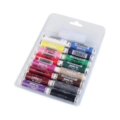 Sada nití PES Unipoly - mix barev (16x100m) – Hledejceny.cz