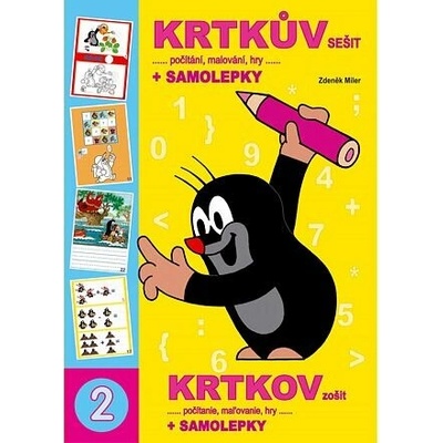 Krtkov zošit + samolepky - Zdeněk Miler