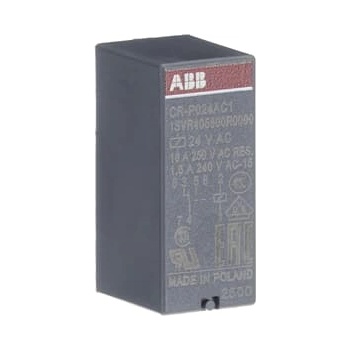 ABB Щепселно реле abb cr-p024ac1, 16a/24vac, 1no (m518409)