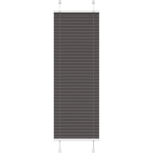 vidaXL Плисирана щора черна 40x100 cm Ширина на плата 39, 4 cm (4015114)