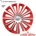 Versaco Тасове за джанти 13'' Versaco Trend Silver / Red (56191)