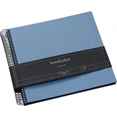 Spirálové album Economy Medium Electric Midnight, Metallic Edition, černé stránky