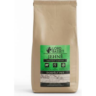Lord Basset Monoprotein Bez obilovin Jehně 12 kg