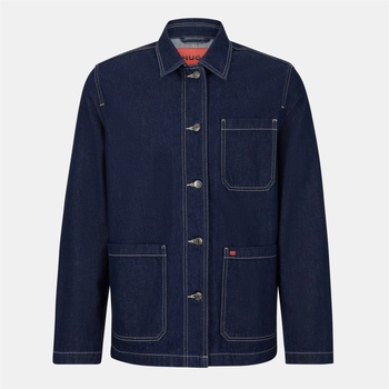 Hugo Яке Hugo Men's Denim Jacket - Dark Blue