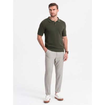 Ombre Clothing Светлосиви мъжки панталони Chino Ombre Clothing Ombre Clothing | Siv | МЪЖЕ | 32/32