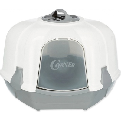 Trixie Rohové kryté WC MARO s filtrem a dvířky 60 x 43 x 52 cm