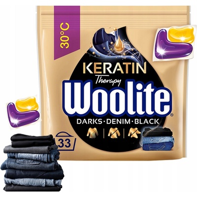 Woolite Darks Denim & Black kapsule s keratínom 33 PD