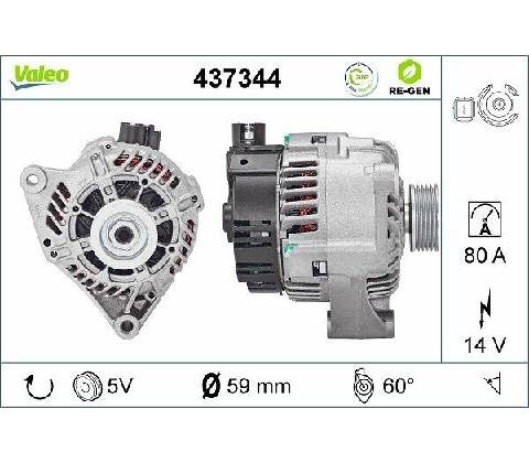 Generátor VALEO 437344