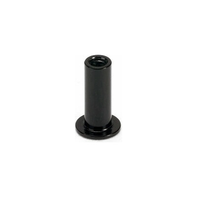 PN Racing Flanged Aluminum Disk Damper Post Black