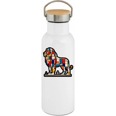123TRIKO termoska Geometrický lev 500 ml