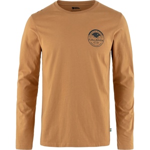 Fjällräven Мъжка блуза с дълъг ръкав Fjällräven Forever Nature Badge L/S T-Shirt Longsleeve - Buckwheat Brown - размер XL (016-6231-0514)