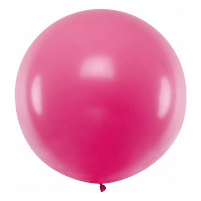 PartyDeco Guľatý Jumbo balonek 1m fuchsia