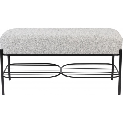 White Label Living MILOU WLL 90 cm černý / šedá – Zboží Mobilmania