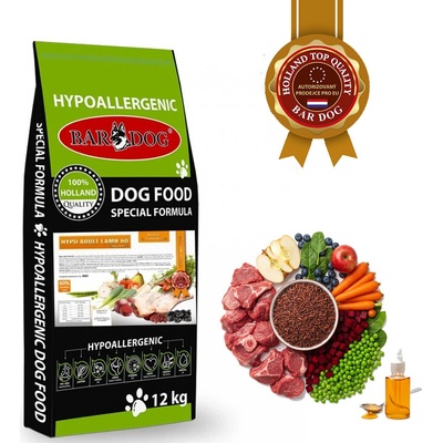 Bardog Hypo Adult Lamb 60 12 kg